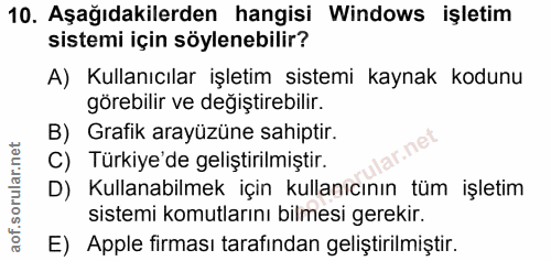 Soru 10