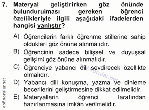 Soru 7