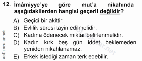 Soru 12