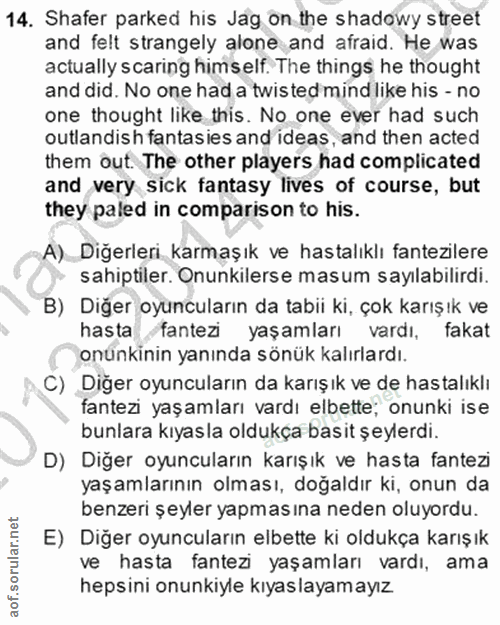 Soru 14