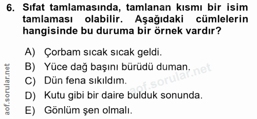 Soru 6