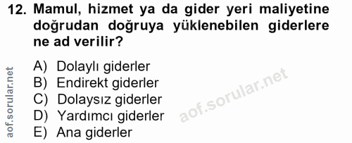 Soru 12