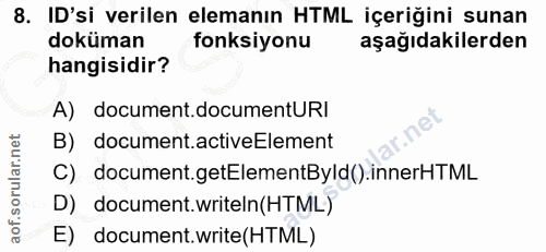 Soru 8
