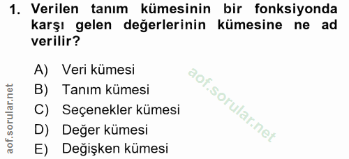 Soru 1