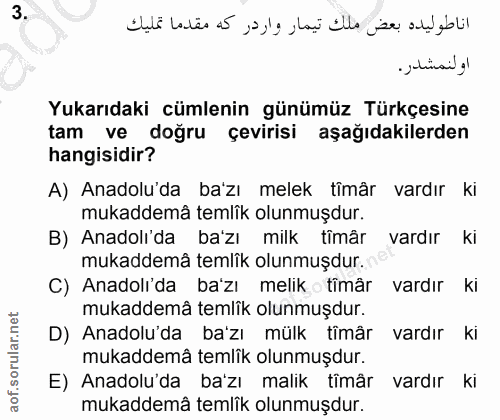Soru 3