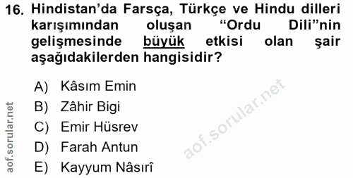 Soru 16