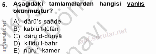 Soru 5