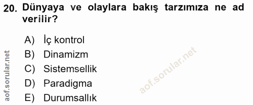 Soru 20
