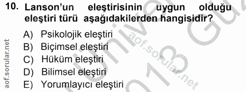 Soru 10