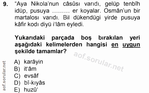 Soru 9