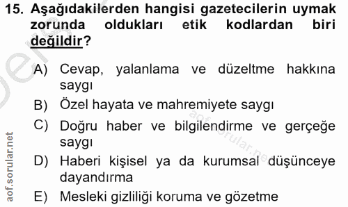 Soru 15