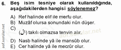 Soru 6