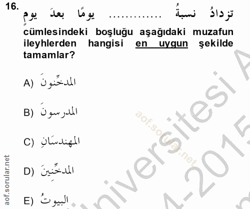 Soru 16