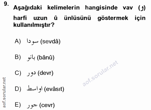 Soru 9