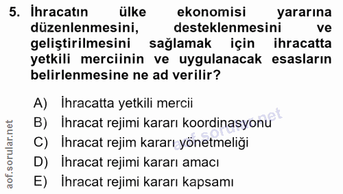Soru 5