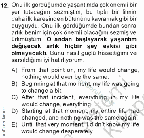 Soru 12