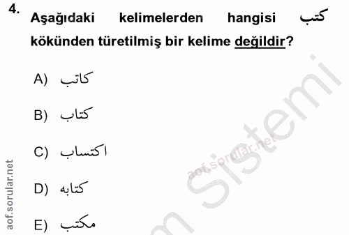 Soru 4