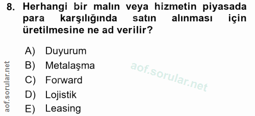 Soru 8