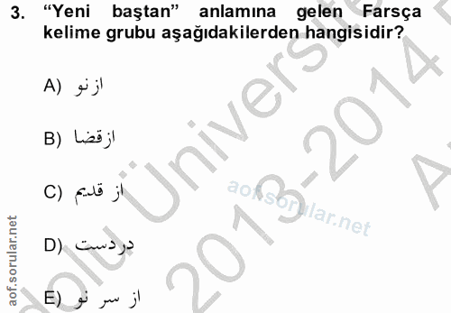 Soru 3