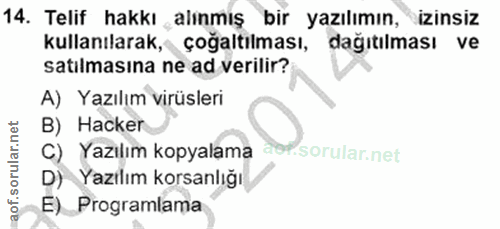 Soru 14