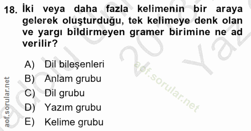 Soru 18