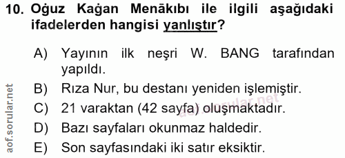 Soru 10