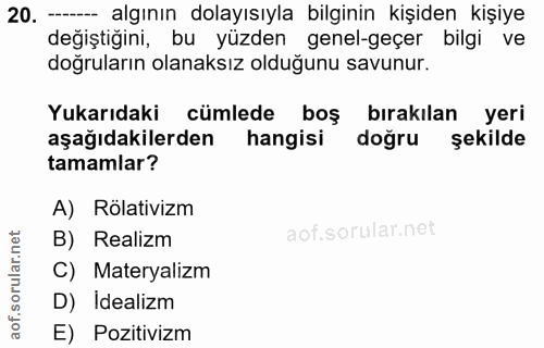 Soru 20