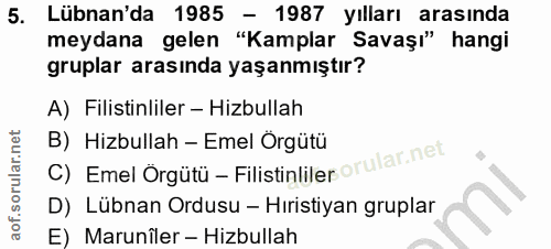 Soru 5