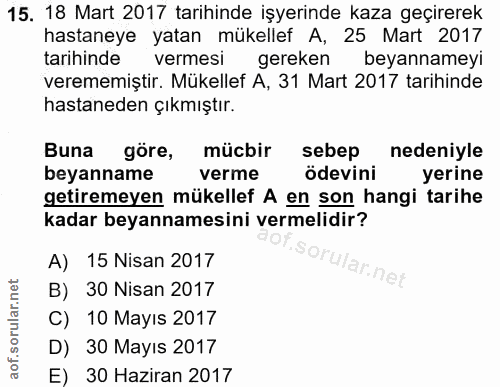 Soru 15