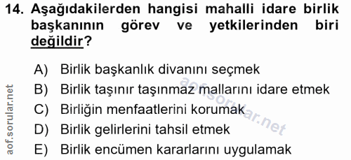 Soru 14