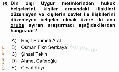 Soru 16