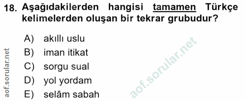 Soru 18