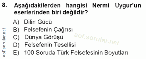 Soru 8