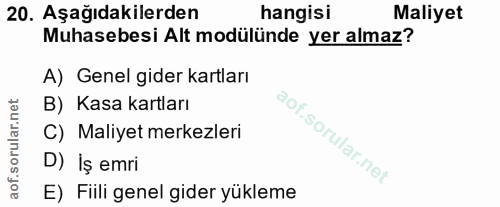 Soru 20