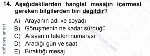Soru 14