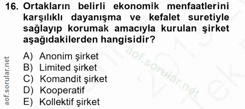 Soru 16