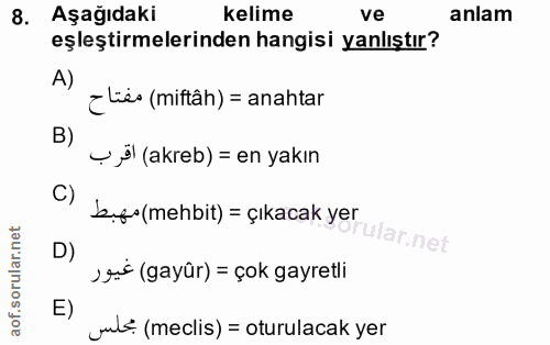 Soru 8