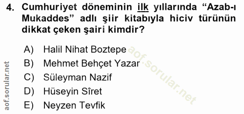 Soru 4