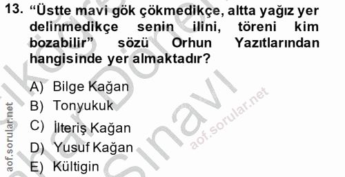 Soru 13