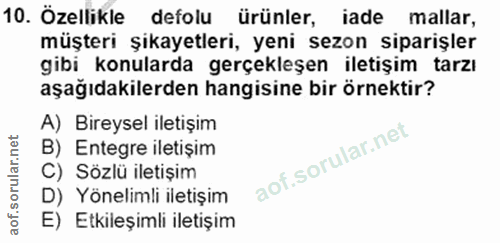 Soru 10