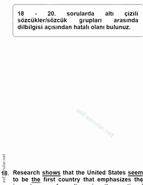 Soru 18