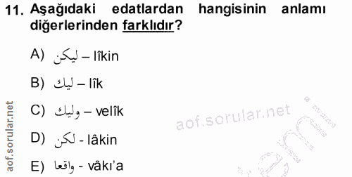 Soru 11
