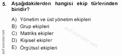 Soru 5