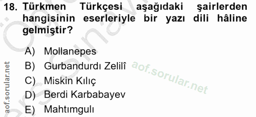 Soru 18