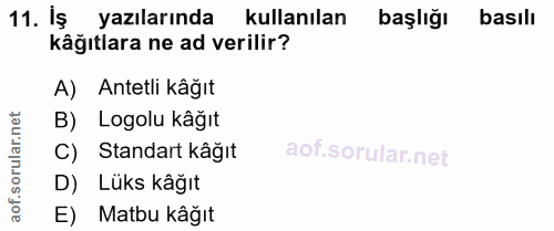 Soru 11