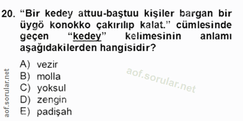 Soru 20