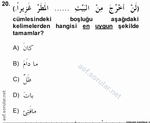 Soru 20