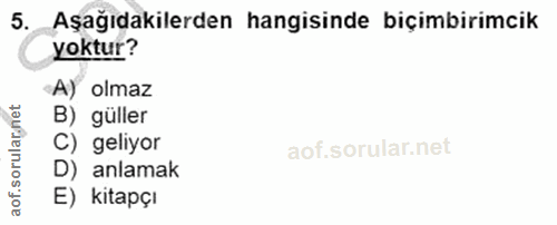 Soru 5