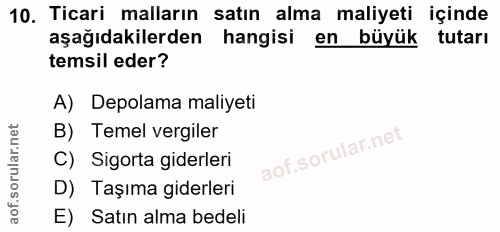 Soru 10