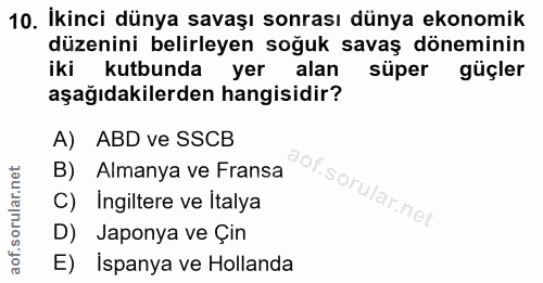 Soru 10